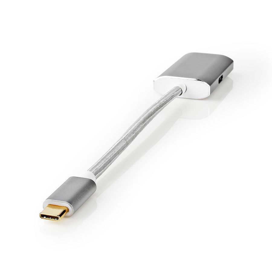 Nedis USB-adapter, USB-C Hann - HDMI Output, USB 3.2, 4K@60Hz, 0,2m