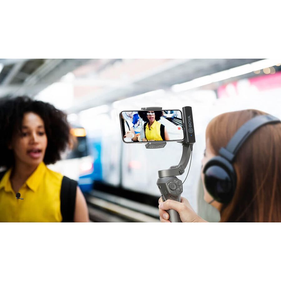 BOYA BY-WM4 PRO-K5 trådløst mikr.syst 1 kanal. 2.4GHz. USB-C for Android 