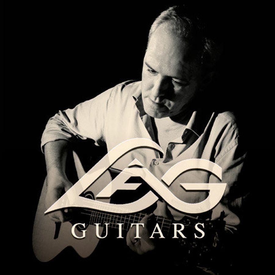 LAG Guitars HyVibe THV-MH-PE Signature Michel Haumont, Parlor