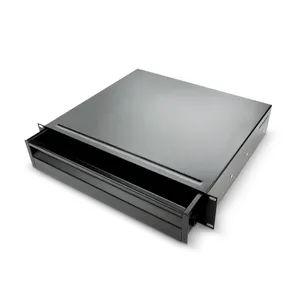 Hovedbilde Adam Hall 19" 874E02A, Rackskuffe i Aluminium, 2U, kun 2,9 kg.