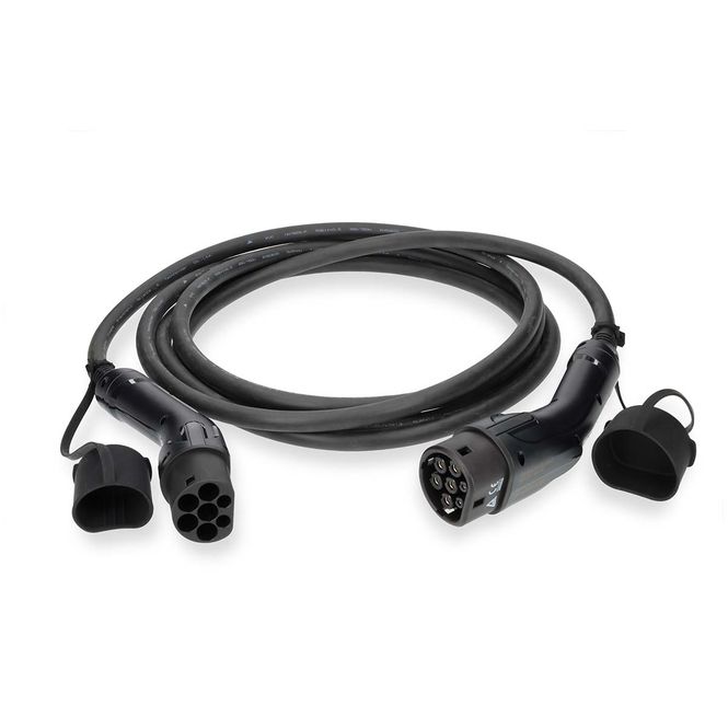 Hovedbilde Nedis Ladekabel Type 2, 3-fase, 16A/32A, 22KW , 5 m, IP 55