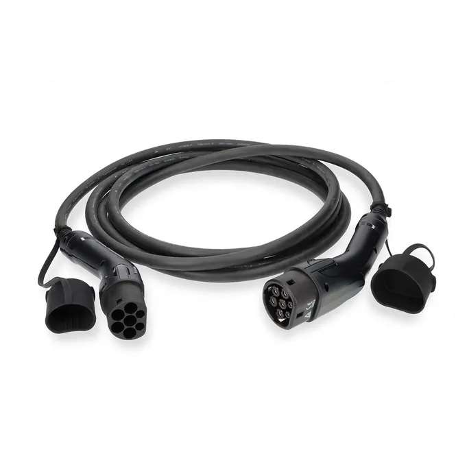 Hovedbilde Nedis Ladekabel Type 2, 3-fase, 16A/32A, 22KW , 5 m, IP 55