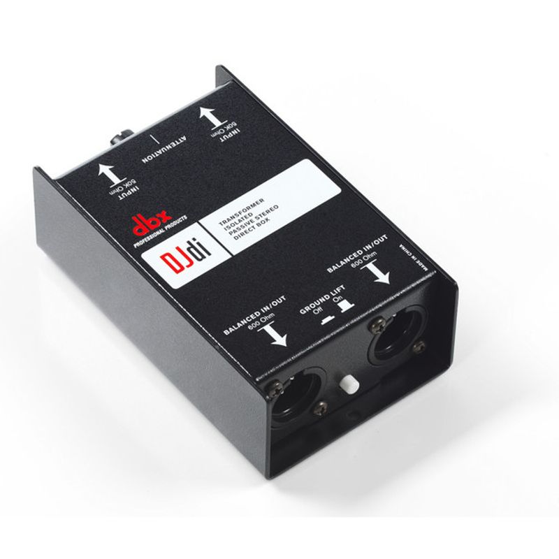 DBX DJdi 2-kanals passiv DI-boks, stereo
