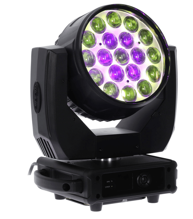 Algam Lighting MW19X15ZX, 19 x 15W RGBW LED Wash Moving Head + Zoom