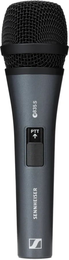 Sennheiser e835 S PTT Dynamisk mikrofon m/ Push To Talk