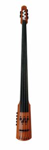 Hovedbilde NS Design CR5M-DB-AS 5-str. elektrisk kontrabass, amber stained