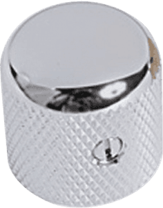 Hovedbilde Yellow Parts EZ1223C – Krom Dome Knob for Gitar/Bass