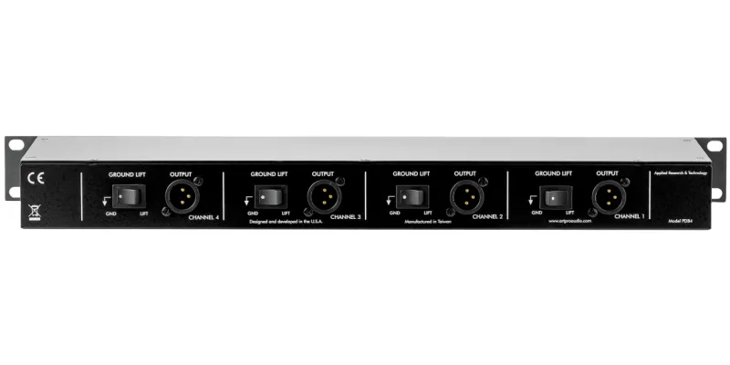 ART PDB4 – 4-kanals passiv DI-boks i 1U rackformat