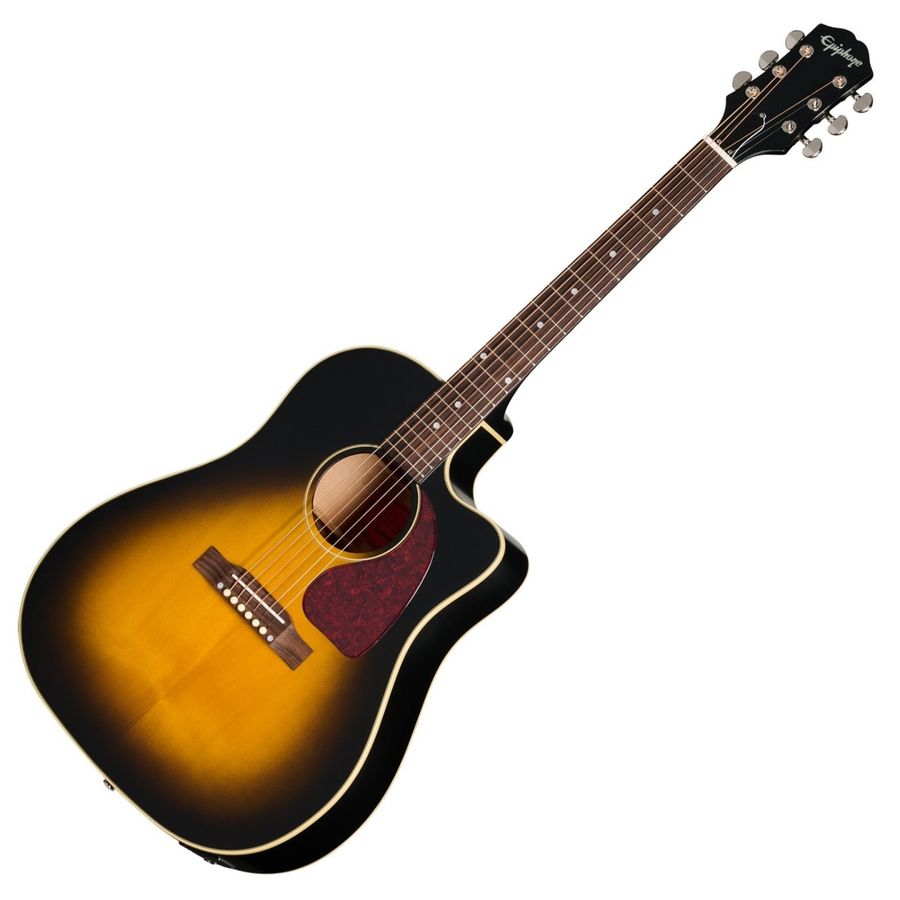 Epiphone Inspired by Gibson J-45 Standard EC, m/ Premium Gigbag, Vintage Sunburst