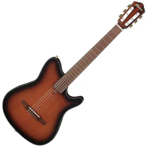 Hovedbilde IBANEZ FRH10N-BSF Nylonstrenger m/elektronikk Thin Body Brown SunburstFlat