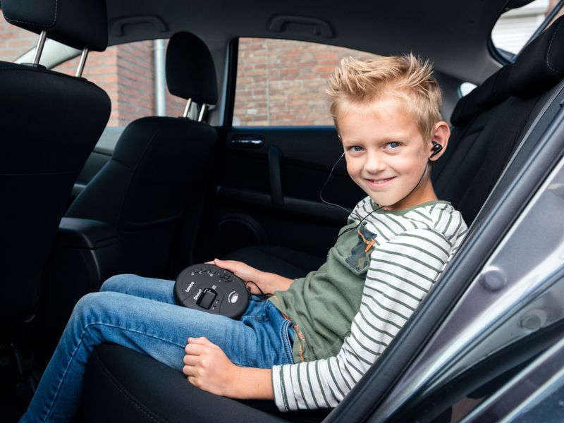 Lenco CD-300BK Bærbar Bluetooth® CD-MP3-spiller med antishock Svart