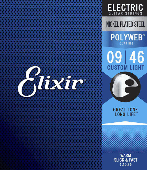 Hovedbilde Elixir 12025 Electric Guitar Polyweb 09-46