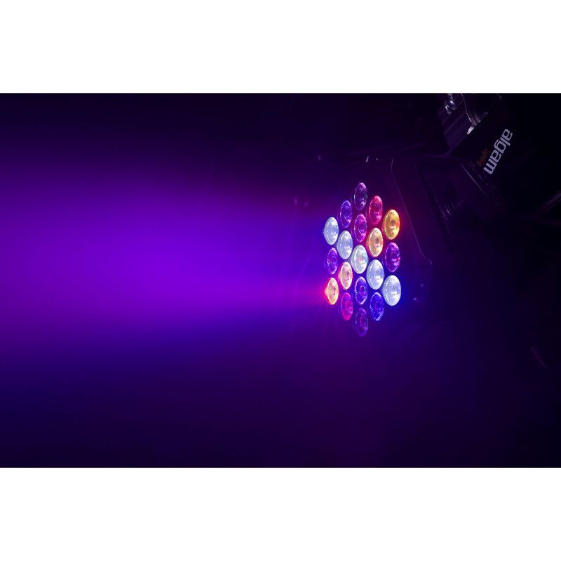 Algam Lighting MINIPAR 193FX - 18x 1W and 1x 3W RGB Mini Par LED with FX