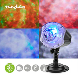 Hovedbilde Nedis CLPR3 Dekorativ LED- og laserprojektor, utend&oslash;rs og innend&oslash;rs bruk