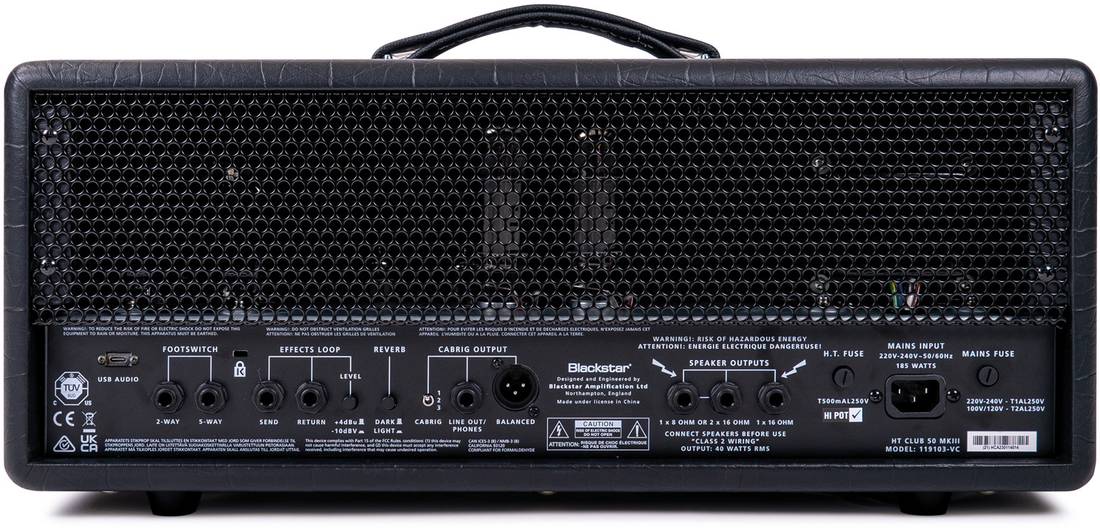 Blackstar HT CLUB 50H MKIII, rørtopp, 50W