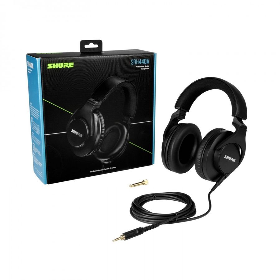 Shure SRH440A Professional Studio Hodetelefoner, Lukket