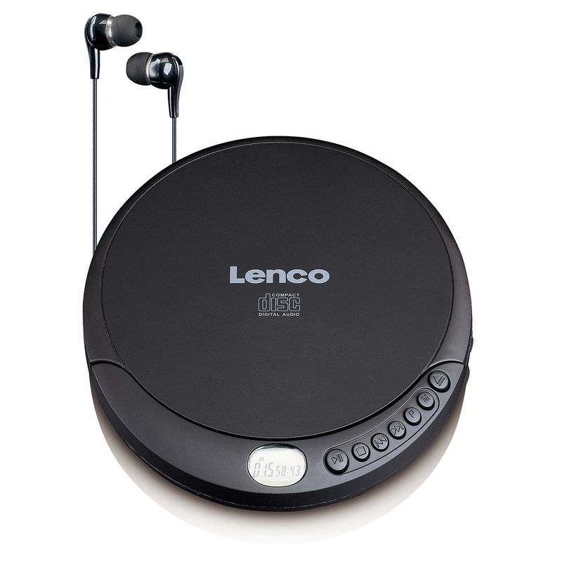 Lenco CD-010 Bærbar CD-spiller med ladefunksjon