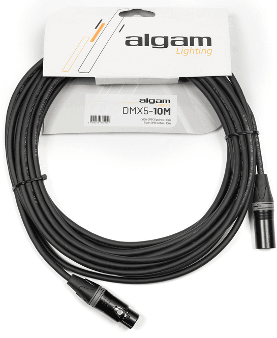 Hovedbilde Algam DMX5 - 3-pin DMX-kabel, 10M
