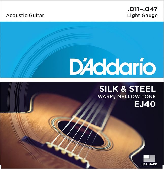 Hovedbilde D'addario EJ40 Silk & Steel 011-047