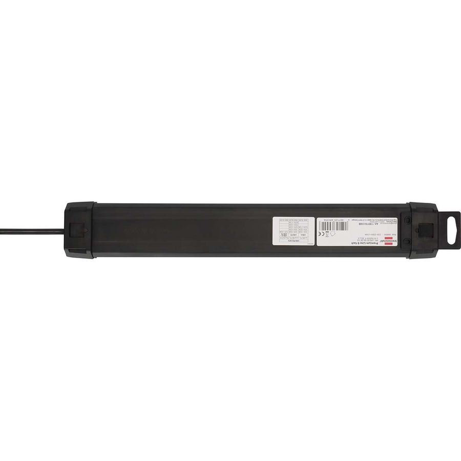 Brennenstuhl Premium Office Line Plus 6-veis m/USB C PD 1,8 m