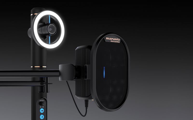 Marantz Turret Komplett podcastsystem med video og lyd