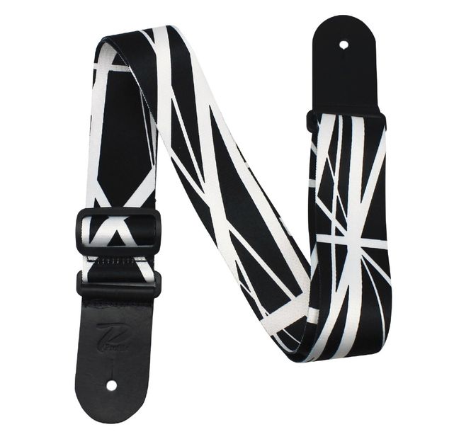 Hovedbilde Profile SH193 Poly Strap, Gitarreim, Stripes, Black 