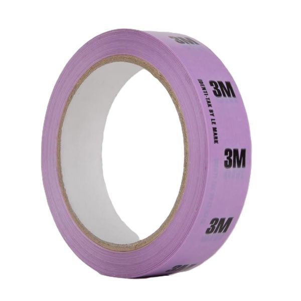Identi-Tak Kabelmerkingtape, Pink/Purple, 3M