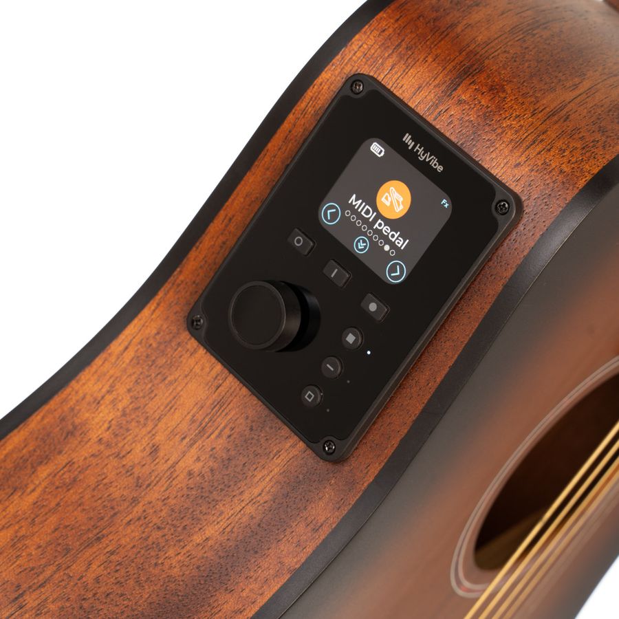 Cort Earth Go OPBB Brown Burst m/ bag (Hyvibe Smart Guitar)