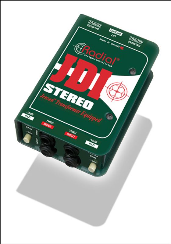 Radial JDI Jensen Stereo Passive Direct Box