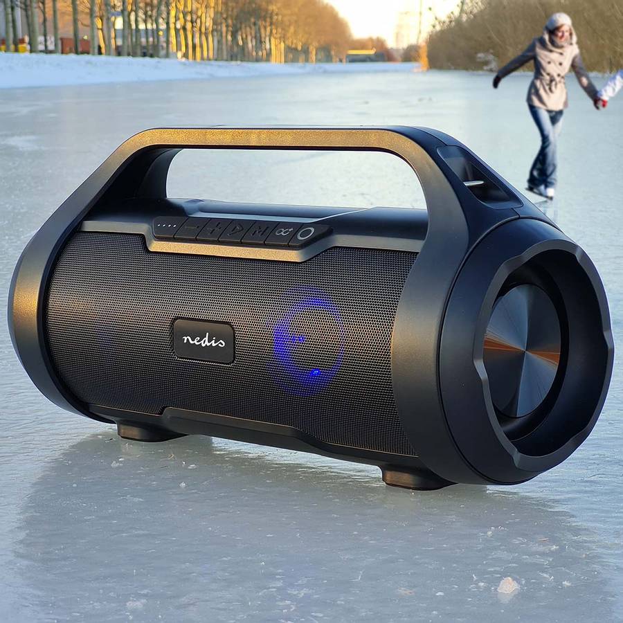 Nedis Bluetooth Party Boombox med Party lys, IPX5, 60/120W