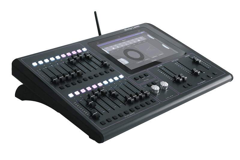 Chamsys Quick Q20 lyskontroller, 2 univers, WiFi. Inkludert cover/lampe