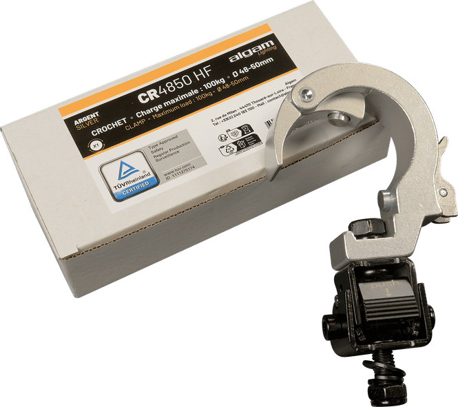 Hovedbilde Algam CR 4850 HF clamp for 48-50mm rør, 100kg, Silver