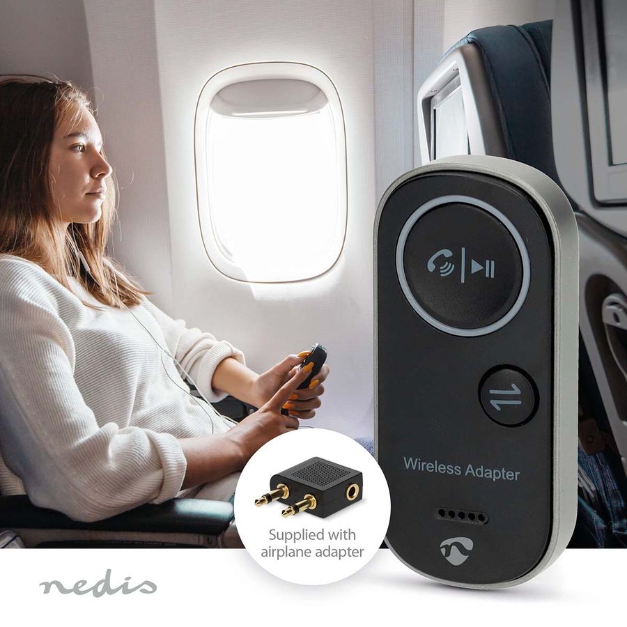 Nedis Bluetooth sender & mottaker, koble til to enheter samtidig