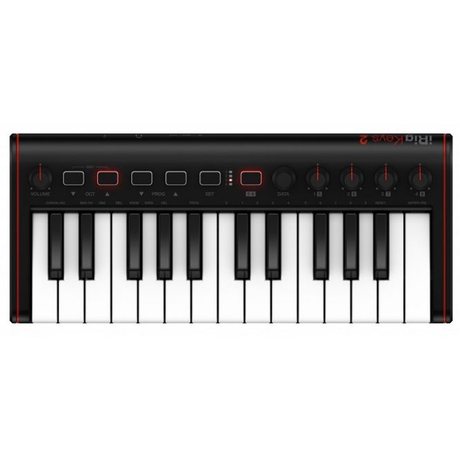 Hovedbilde IK Multimedia iRig Keys 2, USB / MIDI controller, 25 mini-tangenter