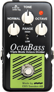 Hovedbilde EBS OctaBass Blue Label effektpedal for bass og gitar