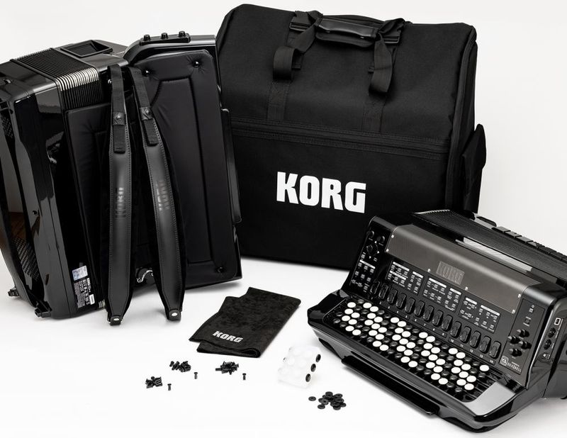 Korg Fisa Suprema FSUP-B-MBK Digitalt Knappetrekkspill
