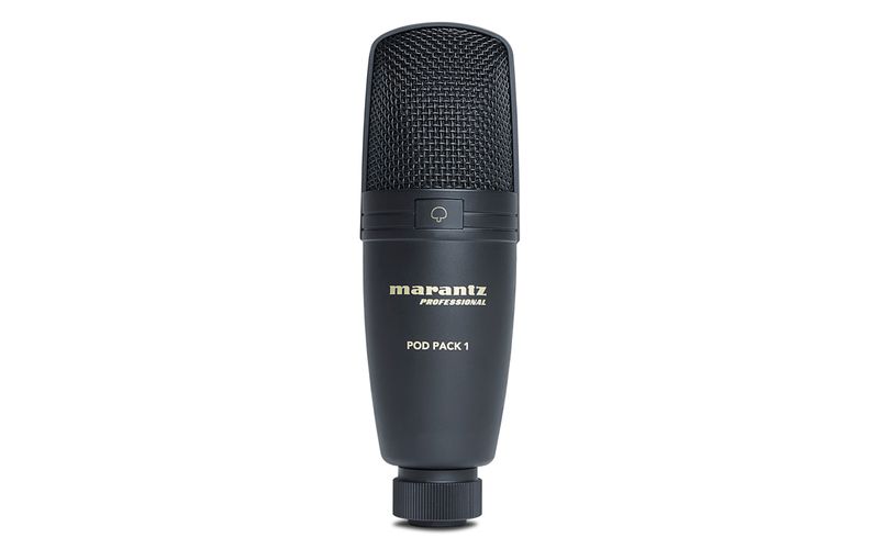 Marantz Pod Pack , USB mikrofon, kabel og studiostativ, enkelt pakke for Streaming / Podcast