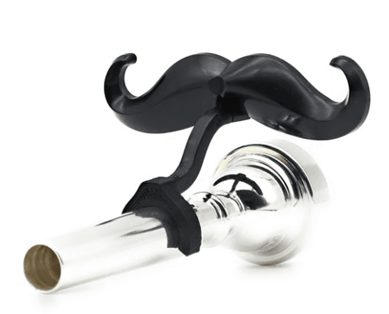 Brasstache / Bart Clip-on til Trompet
