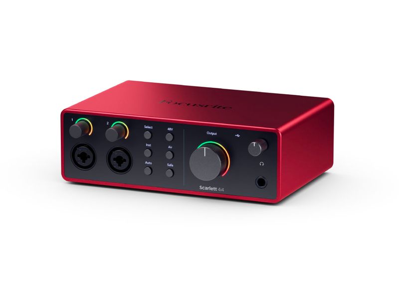 Focusrite Scarlett 4i4 Gen. 4, 4 inn/4 ut USB Lydkort