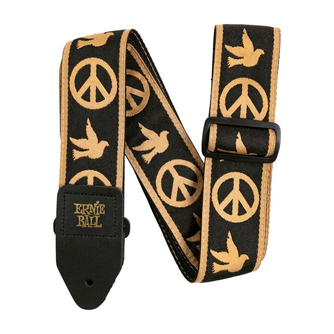 Hovedbilde Ernie Ball EB-4613 Gitarreim i klassisk Jacquard-design, Peace Love Dove