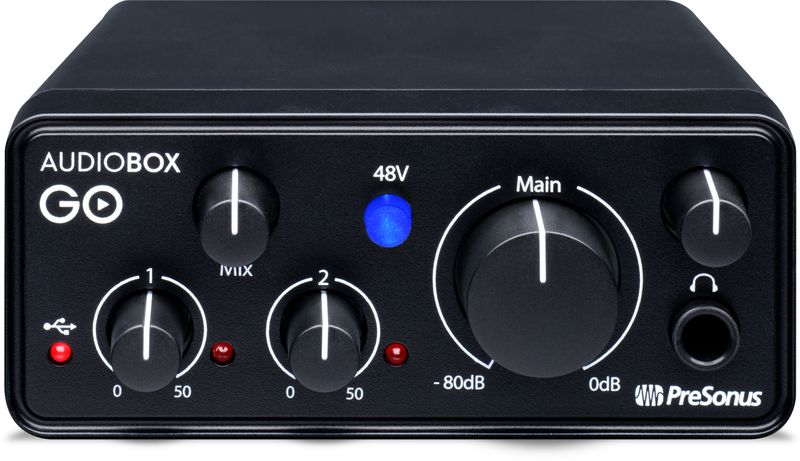 PreSonus AudioBox GO Ultra kompakt mobilt 2x2 USB Lydkort