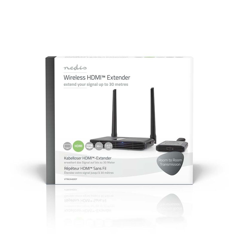 Nedis Trådløs HDMI-Sender, 30m, Full HD 1080p