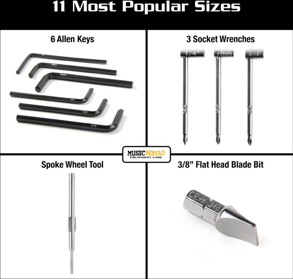 Music Nomad MN235 Premium Wrench Truss Rod Set