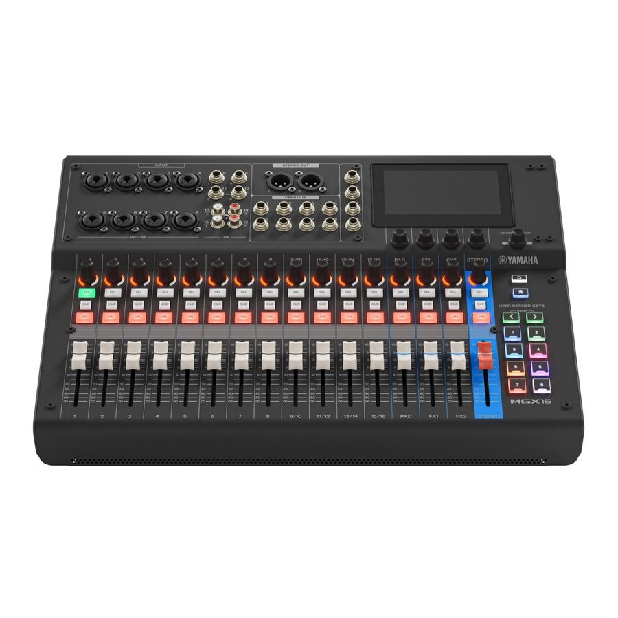 Yamaha MGX16B, 16 kanals Digital Mixer m/ Multi-track USB, Black