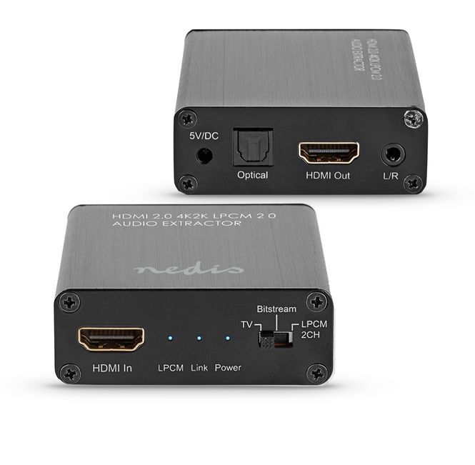 Hovedbilde Nedis HDMI Extractor VEXT3470AT - Splitter HDMI-signalet til HDMI og lyd