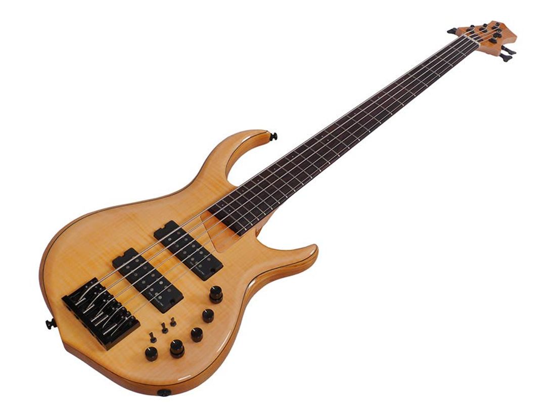 Sire M7+ S5/NT-  2nd Gen Swamp Ash/ Solid Maple 5-string Bass Natural