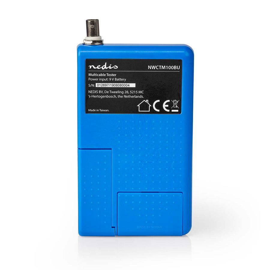 Nedis Multifunksjonell  Kabeltester for RJ45-, RJ11-, BNC- og USB-A-B-kabler