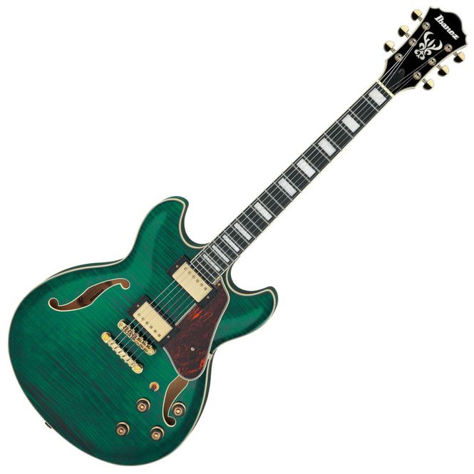 Hovedbilde Ibanez AS93FM-TMG Artcore Expressionist, Transparent Moss Green
