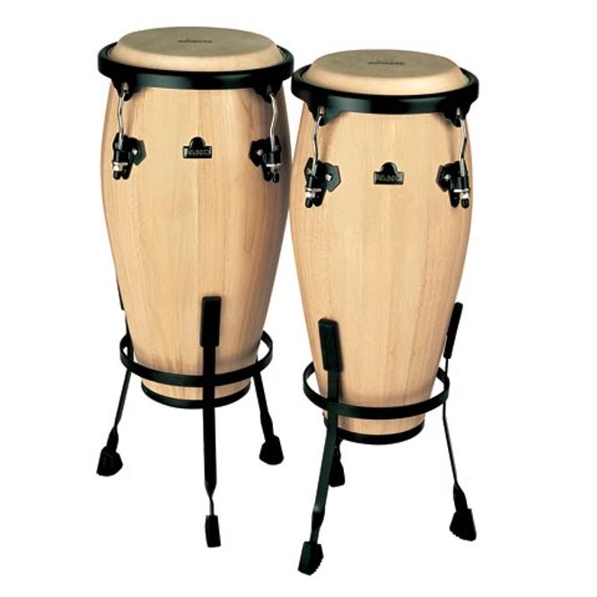 Hovedbilde NINO Percussion NINO89NT Wood Congas 8''+9'', Natural