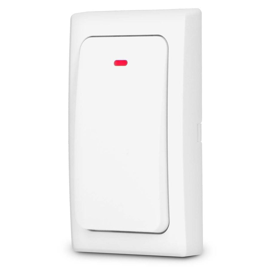 Alecto Batterifri dørklokke - Kinetisk energi, uten batterier, hvit
